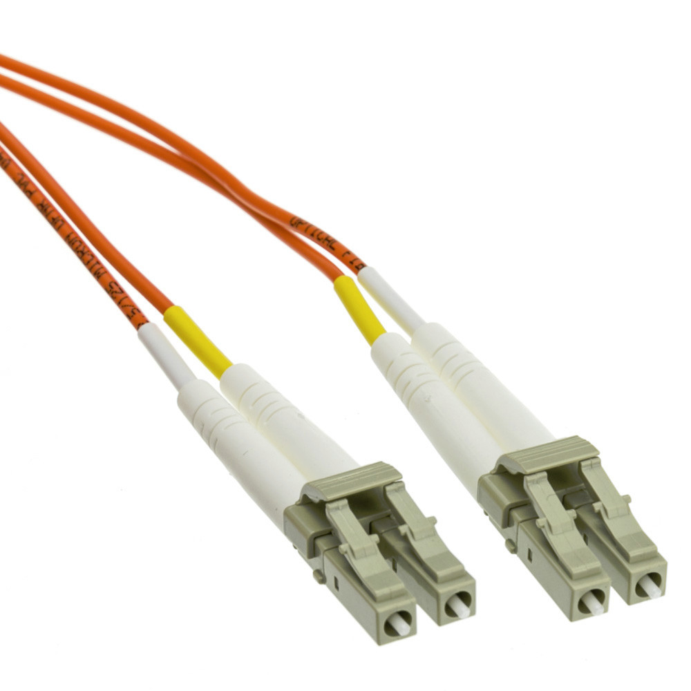 New Generic Fiber Optic Cable LC LC Multimode Duplex 50-125 1 meter