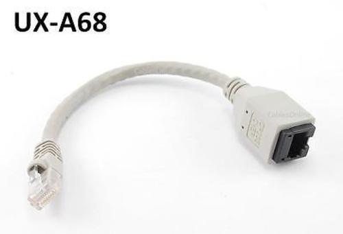 7.5inch Cat6 Ethernet RJ45 Male/Female CrossOver Adapter, CablesOnline UX-A68