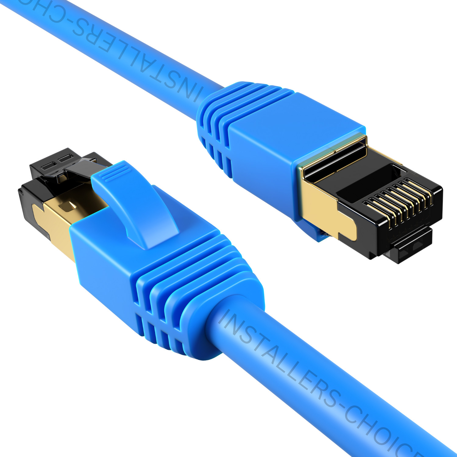 Cat8 Ethernet Cable RJ45 Shielded High Speed 40Gbps Internet Blue Copper Lot