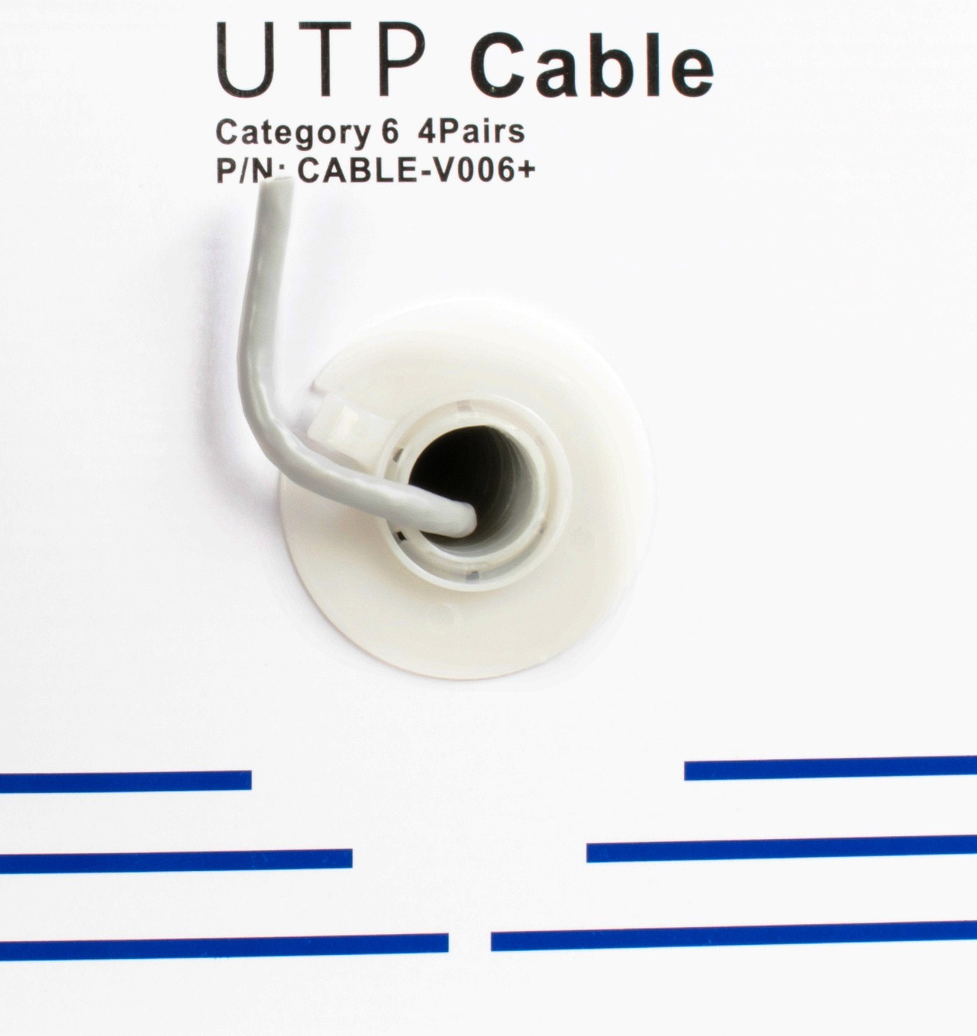 VIVO 500ft bulk Cat6 Ethernet Cable / Wire UTP Pull Box 500 ft Cat-6 Grey LAN