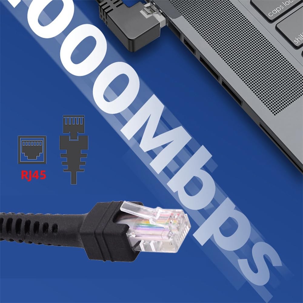 Cat 6 Ethernet Retractable Patch Cable 8P8C UTP Network LAN Cord 1.0 Meter