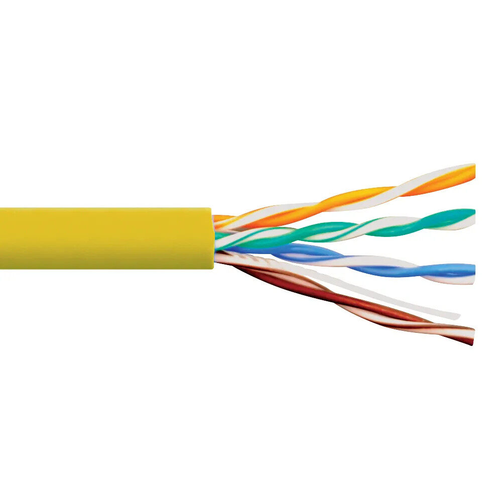 Cat6 or Cat6e network ethernet cable bulk wire 23 awg copper non/terminated