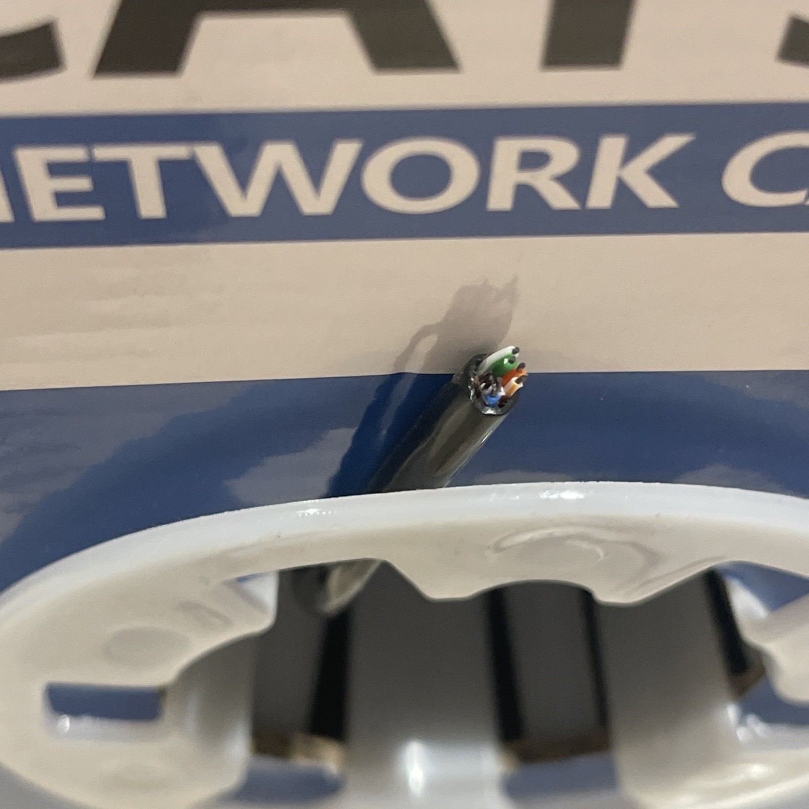 Cat5e Outdoor Waterproof Ethernet Cable 500ft 24 AWG 4/8 High-Speed, UV-Rated