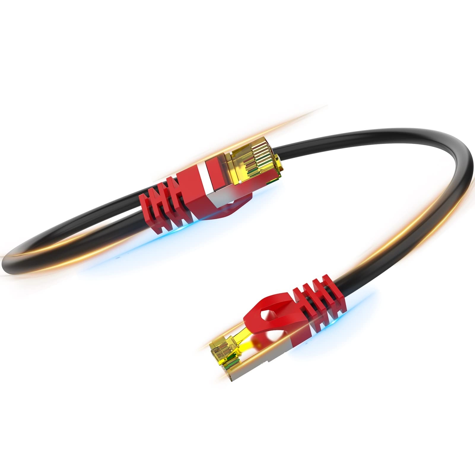 Cat 8 Ethernet Cable 5 ft,1.5ft 6ft 10ft 20ft 25ft 30ft 75ft 100ft 150ft 200f…