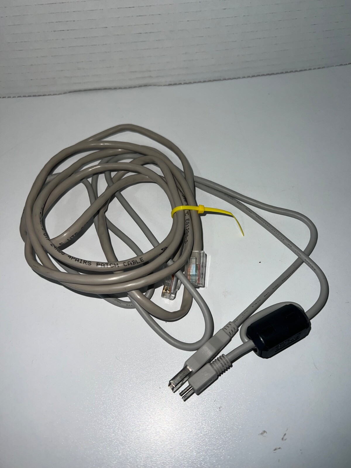 Cable Verified To TIA/EIA 568B.2 Cat 5 UTP 24AWG 4 Pairs Patch Cable