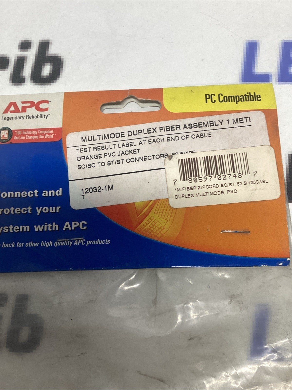 APC 12032-1M Enhanced UTP PATCH PC Compatible Cable 1 Meter J-408