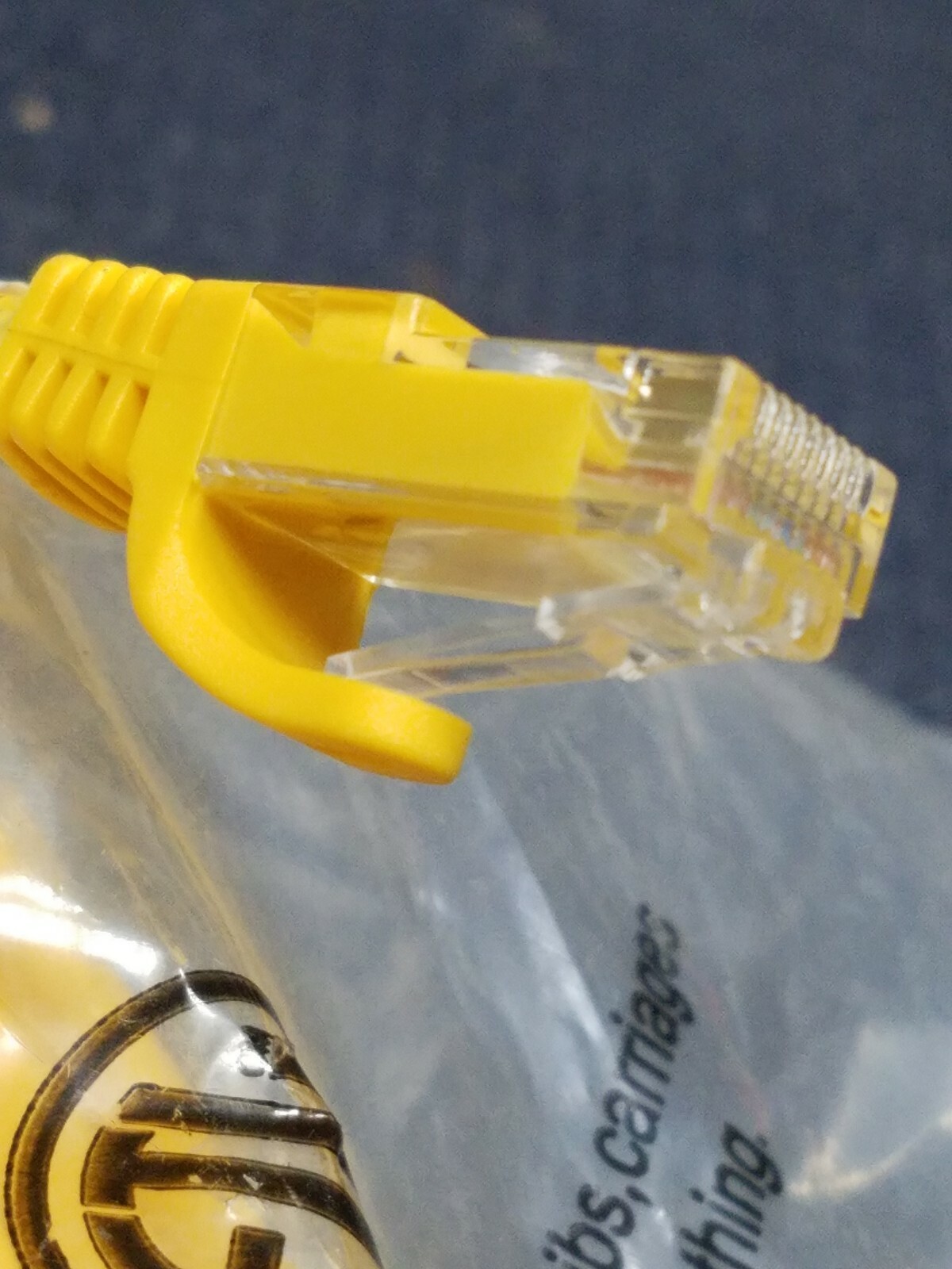 Monoprice Cat6 Ethernet Patch Cable – 100ft – Yellow, RJ45, 550Mhz, UTP, 24AWG
