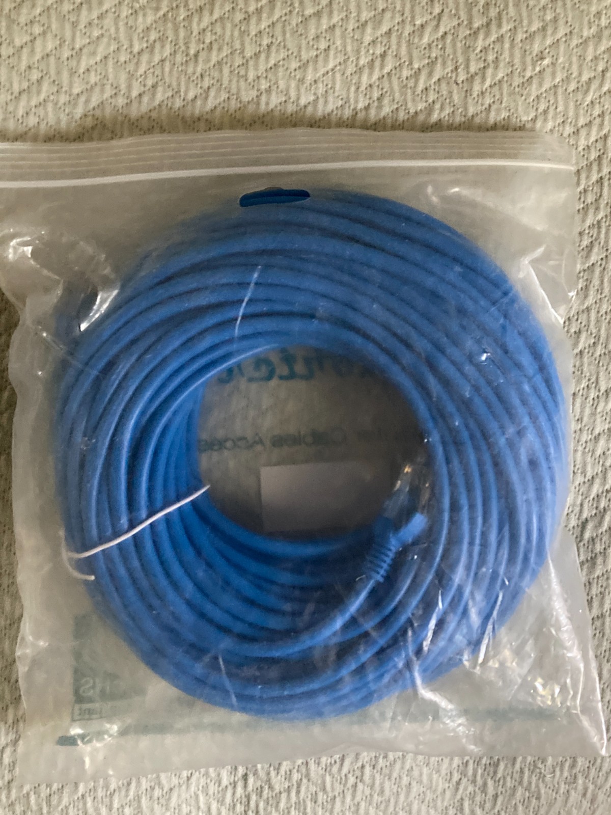 CABLE Cat5e-75 ft ETHERNET NETWORK BLUE CAT5 CAT5E CABLE US SELLER 75 FOOT
