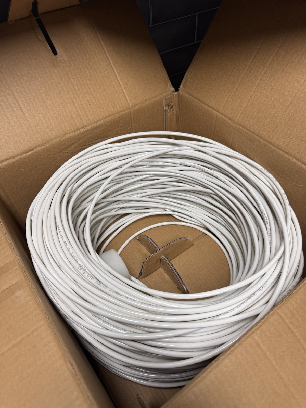 Dripstone CAT6 Ethernet Cable 1000ft Bulk Wire Open Box