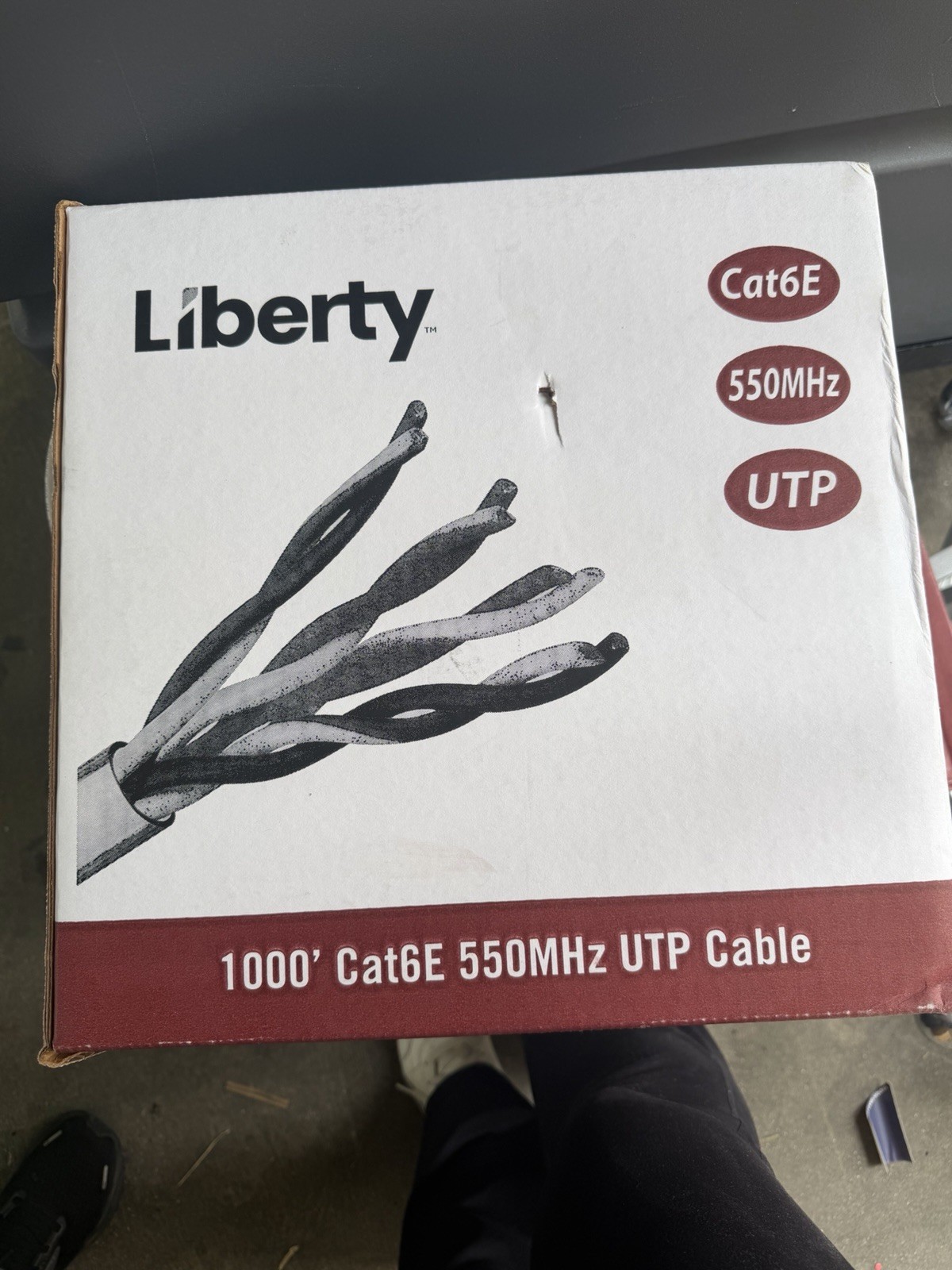 Liberty Cat6E 550MHz UTP Cable