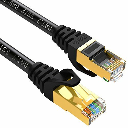 Cat7 Ethernet Patch Black Cable 1.5 3 6 10 20 25 30 50 75 100 200 Lot U/FTP LAN