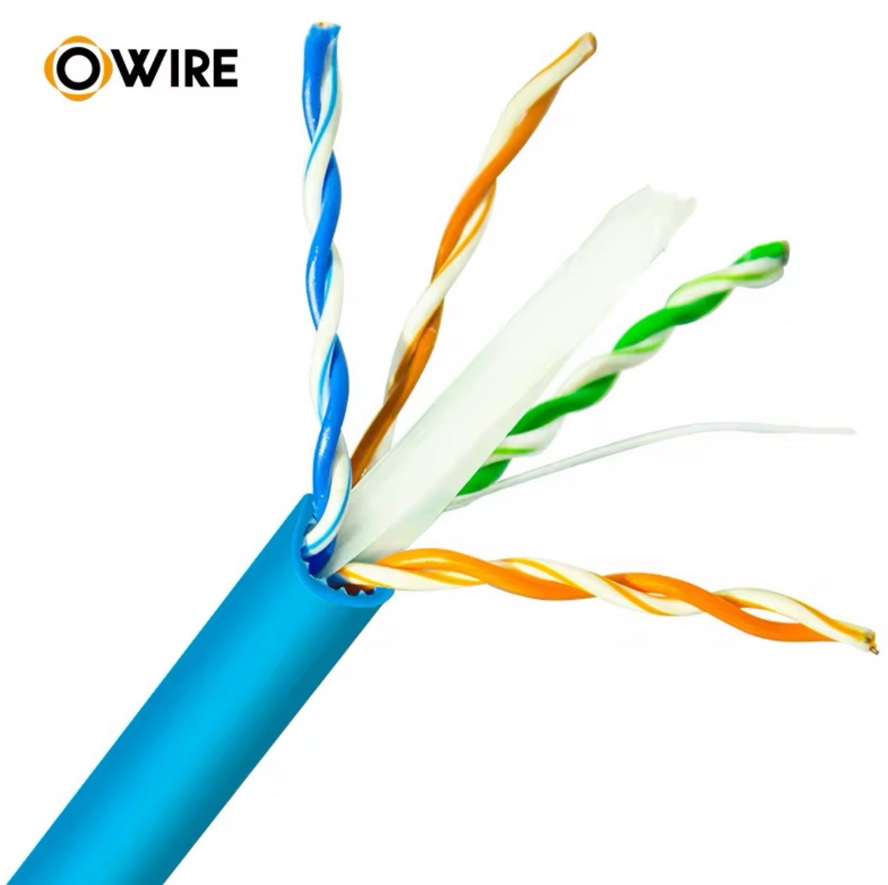 Cat6 Cable 1000ft 23AWG Solid 4 Pair Bulk Cat 6 Ethernet Cable (UTP CMR)