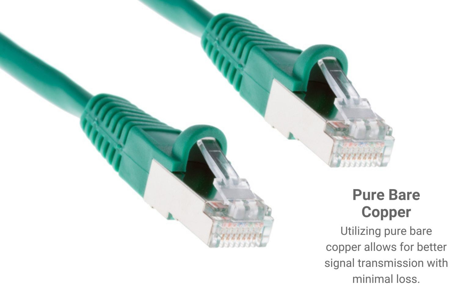 CAT5e Shielded Ethernet Patch Cable, Snagless, 150 Foot – Lifetime Warranty