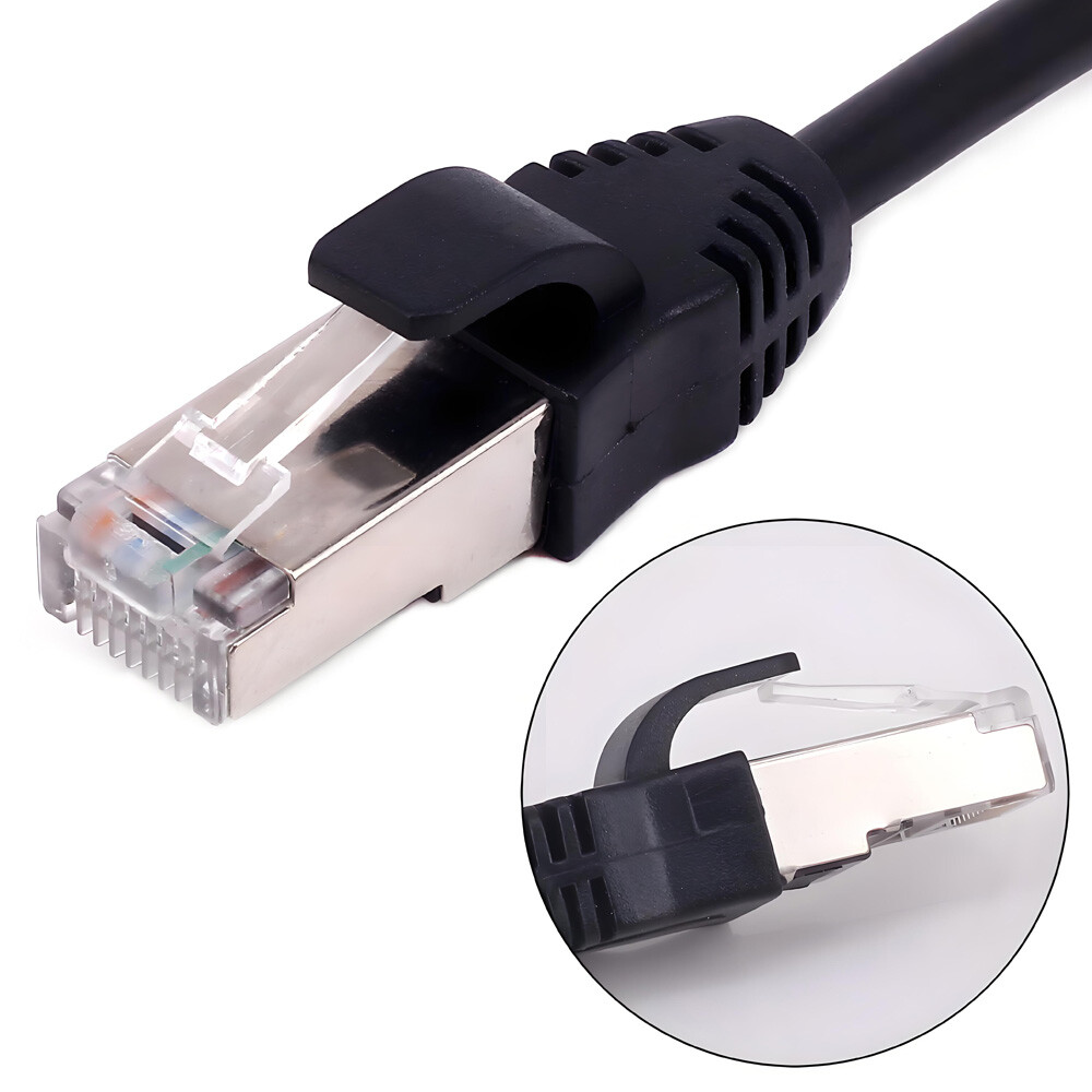 RJ45 Male to Female Ethernet Network Screw Panel Mount Extension Cable 0.3m -3m
