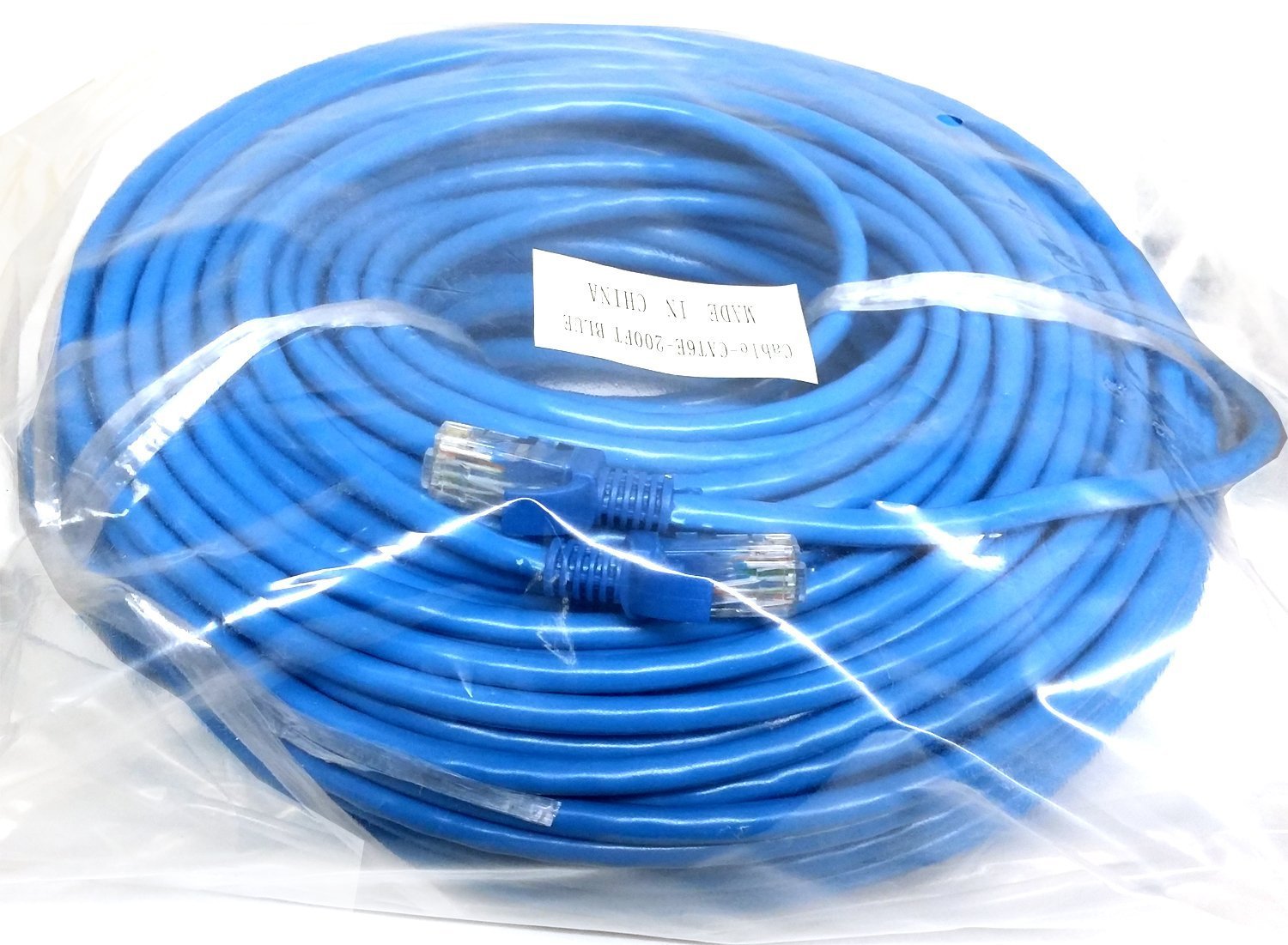 100′ FT Feet CAT6 CAT 6 RJ45 Ethernet Network LAN Patch Cable Cord – Blue New