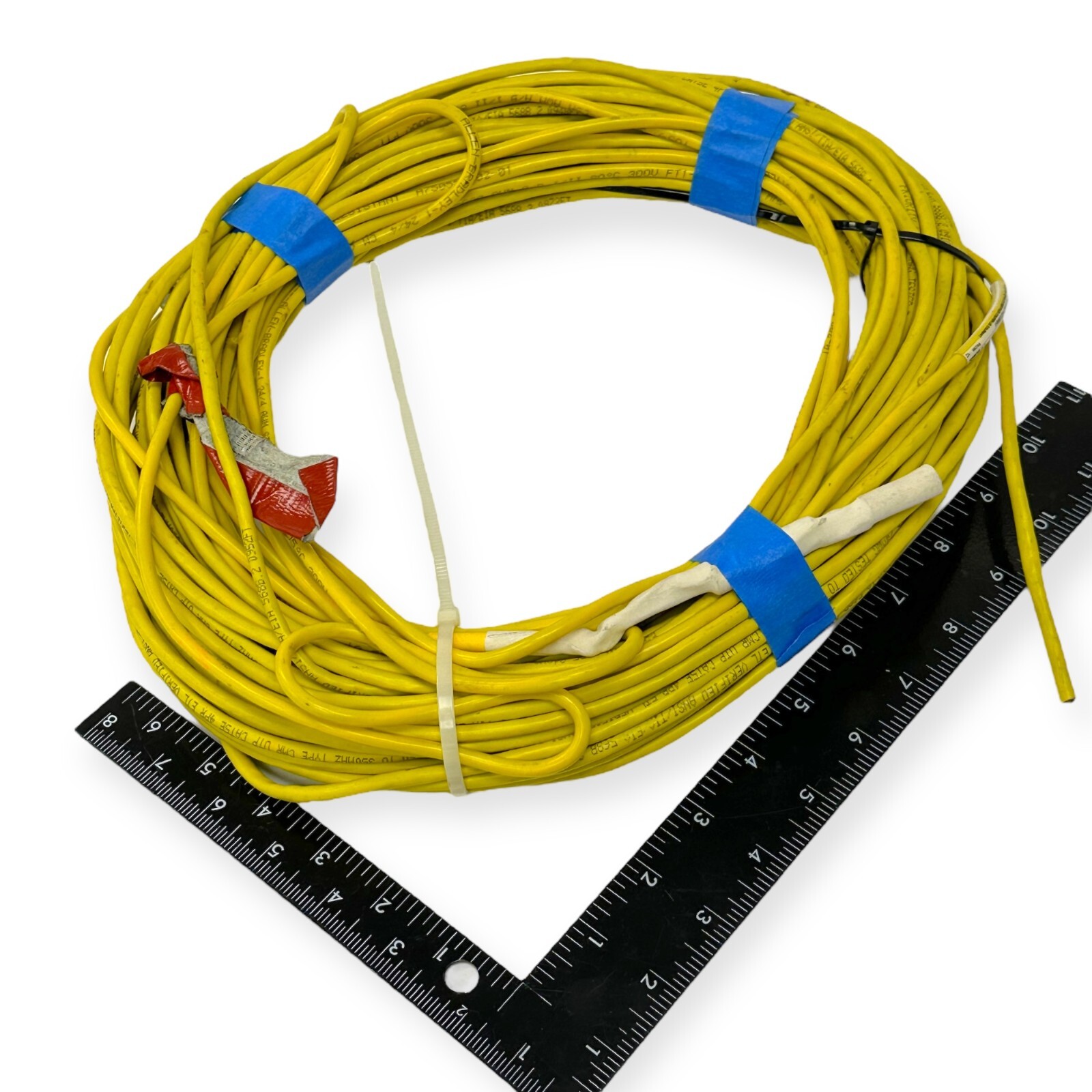 Ethernet CAT to 4 Position Female Cable Yellow 4PR FTL Verified ANSI TIA EIA