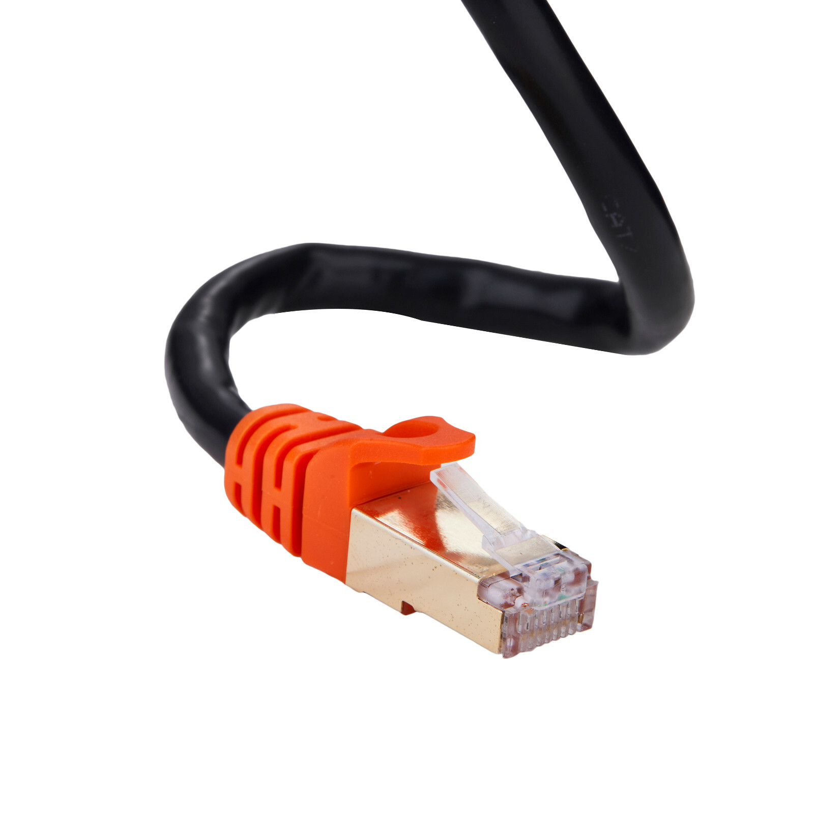 Cat7 Outdoor Direct Burial Patch Cable Weatherproof 26AWG Copper Ethernet Lot