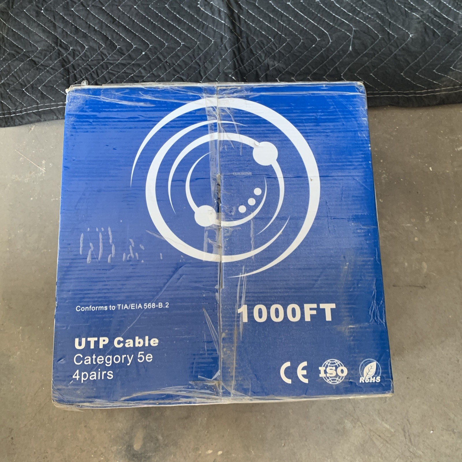 VIVO 1000ft bulk Cat5e LAN Ethernet Cable UTP Cat-5e Waterproof Outdoor Burial