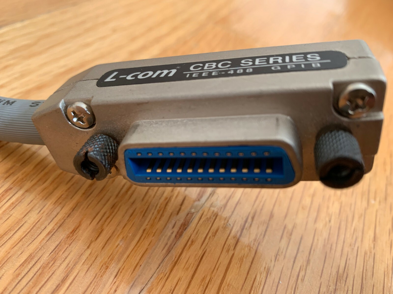 L-com Premium IEEE-488 GPIB 24 pin (M) 50 cm connector adapter reverse entry