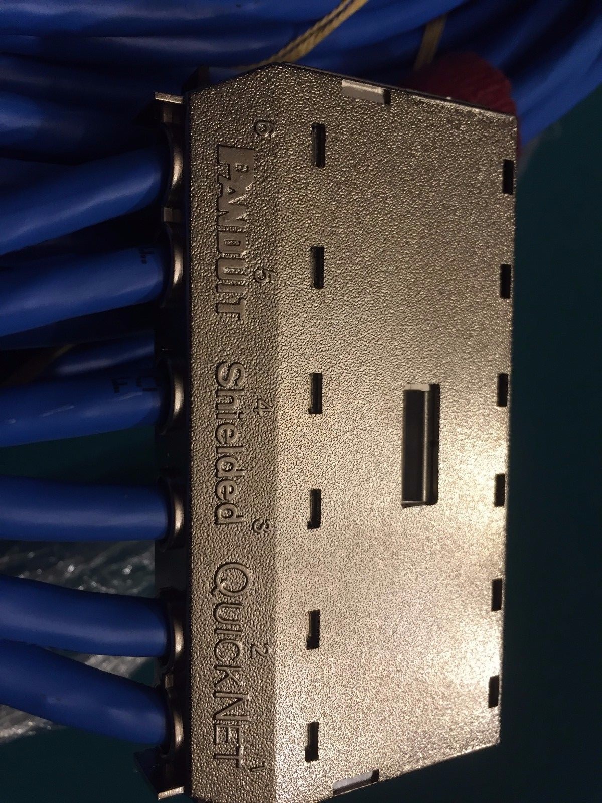 PANDUIT CAT 6A Network Shielded Jack Trunk Cable 40 FT Quicknet Cable Solution