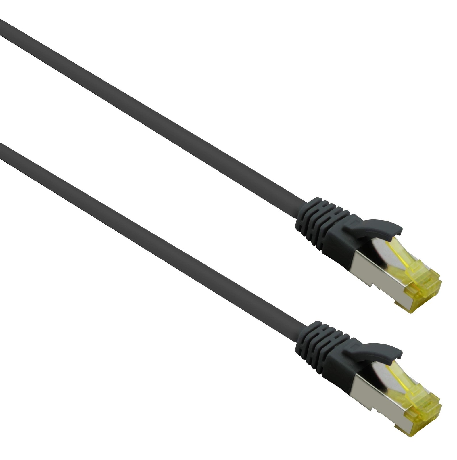 Helos Ultra Flex Patch Cable S/FTP Cat 6a TPE 20.0 m Black