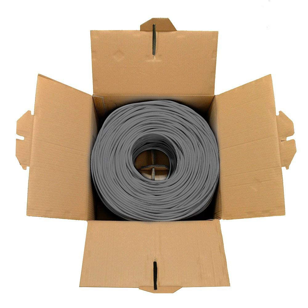 CAT6 Ethernet Cable 1000Ft Solid UTP 550MHz for High-Speed Connectivity