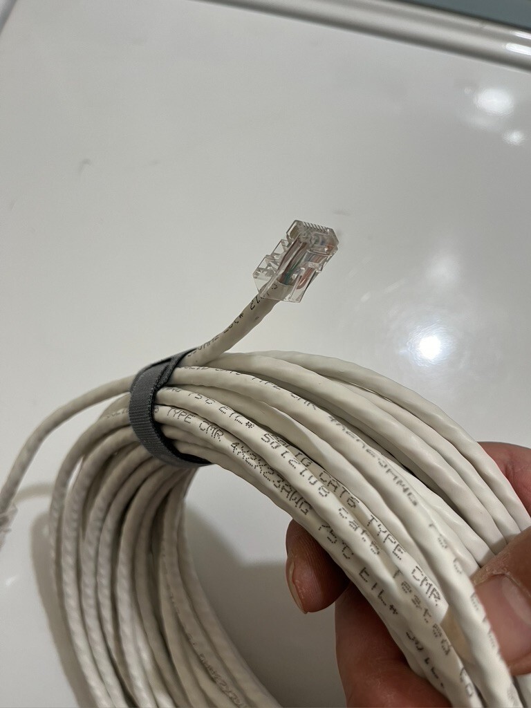 100 feet CAT6 Patch Cable 550 MHZ, 23 AWG, CMR, Solid Bare Copper Wire