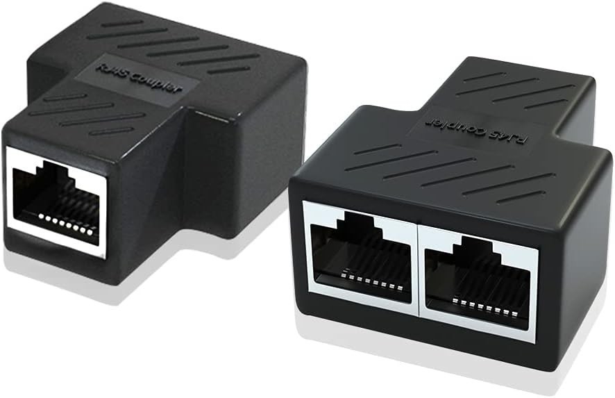 RJ45 Splitter Adapter 1 to 2/3 Ways Ports CAT 7 6 5 LAN Ethernet Cable Connector