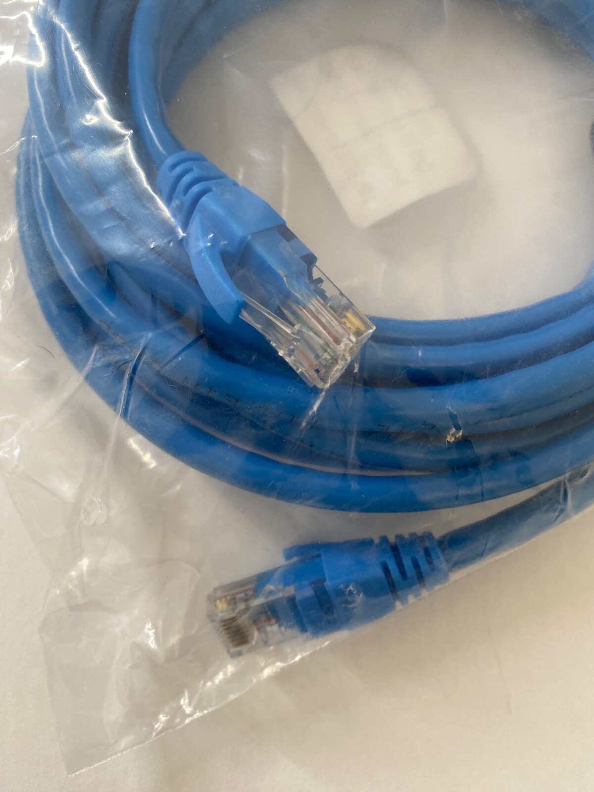 Network Cable 14ft 5m Blue Cat6 Ethernet Patch Cable 24AWG Ecofriendly PVE Cord