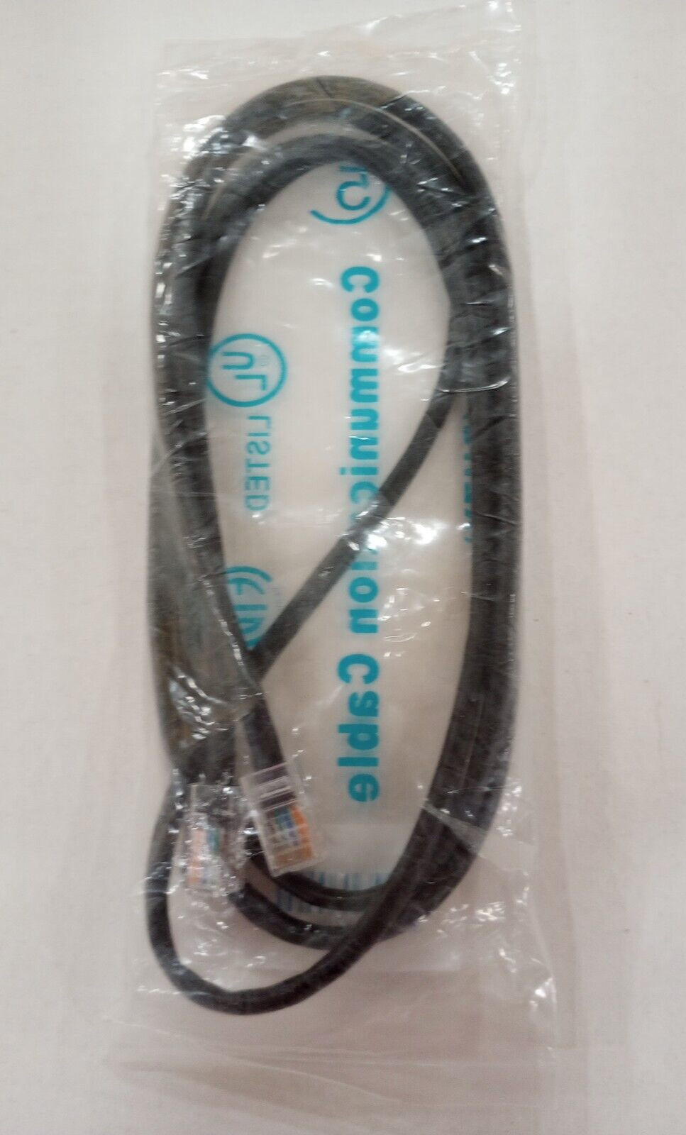 RJ45 CAT5 Network/ethernet/data/patch cable. 5ft, black.
