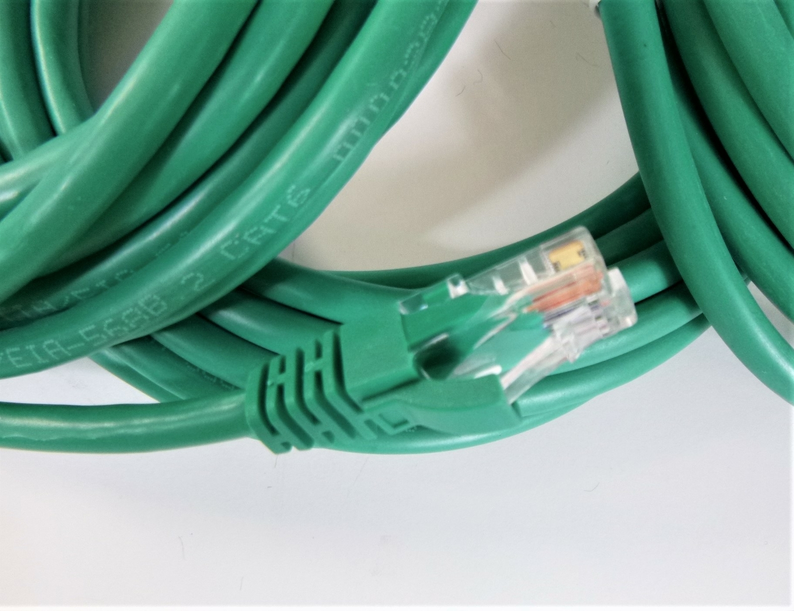 Aurum Cables 10 Feet Cat6 Snagless Network Ethernet Patch Cable Green 10 Pack