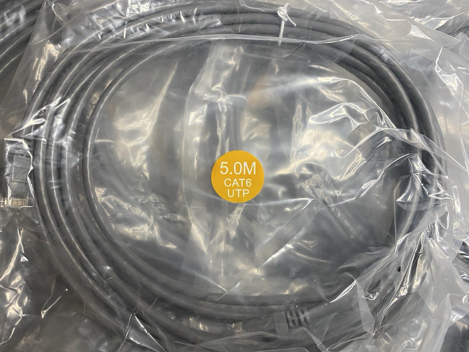Cat 6 CAT6 16ft 5M Cord Cable Ethernet Internet Network LAN RJ45 UTP Gray