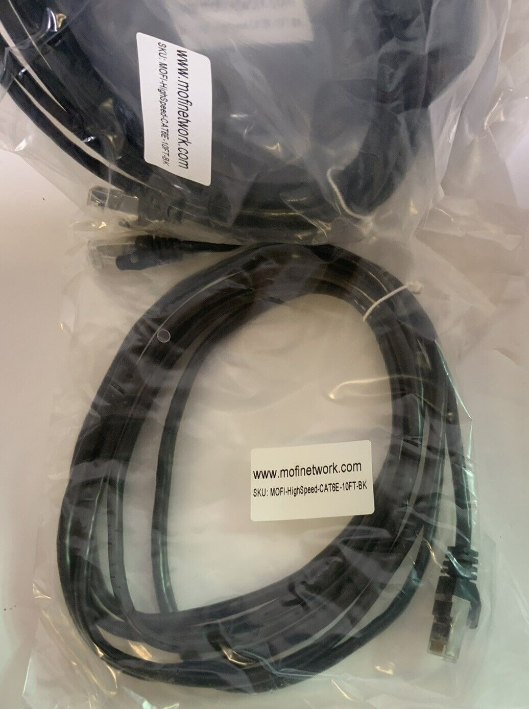 Cat6e Cat6 Network Patch Cable Ethernet LAN Cable 10 ft Lot of 10