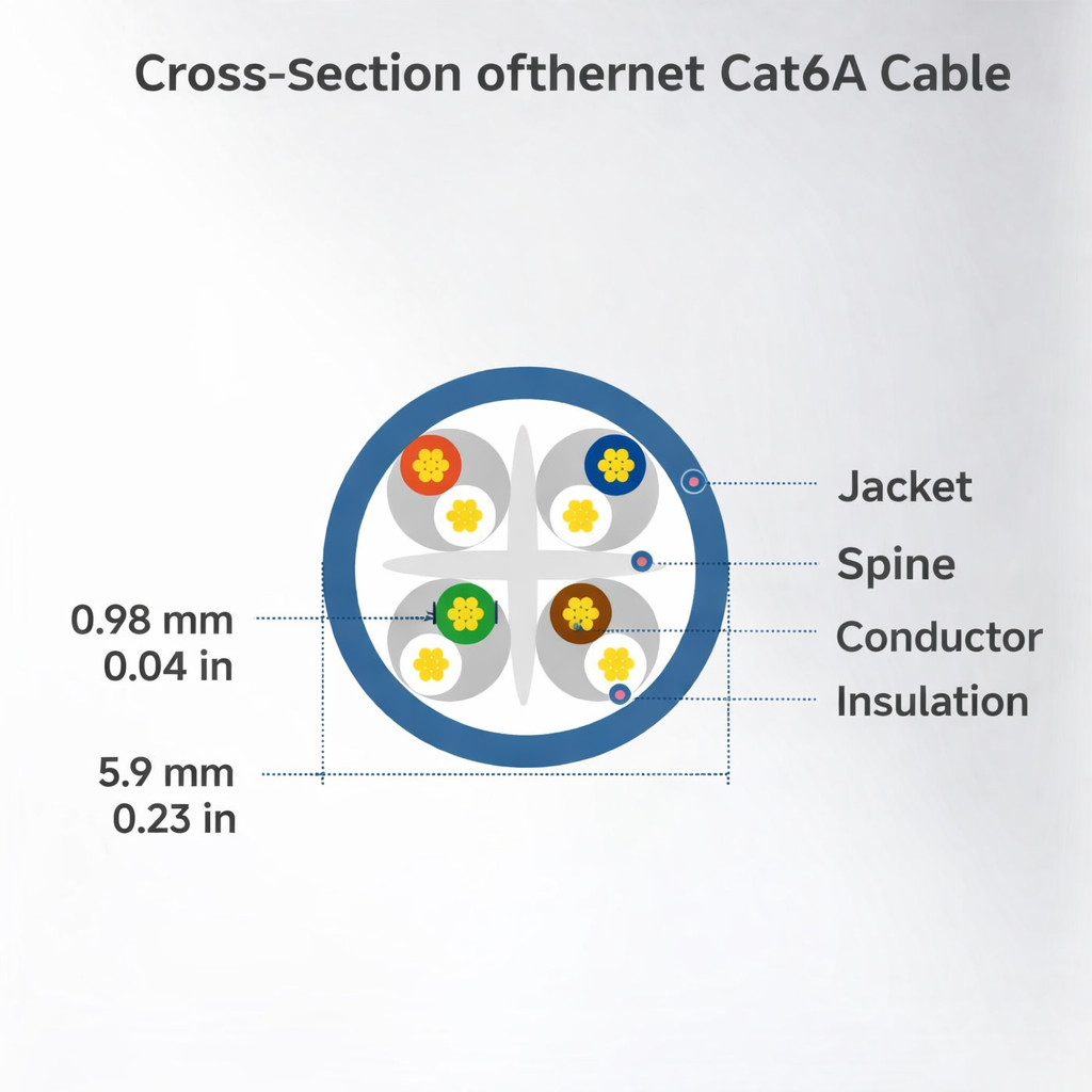 3 – 100ft Cat6A UTP Ethernet Cable 10Gbps Pure Copper RJ45 Patch Cord Black Bulk
