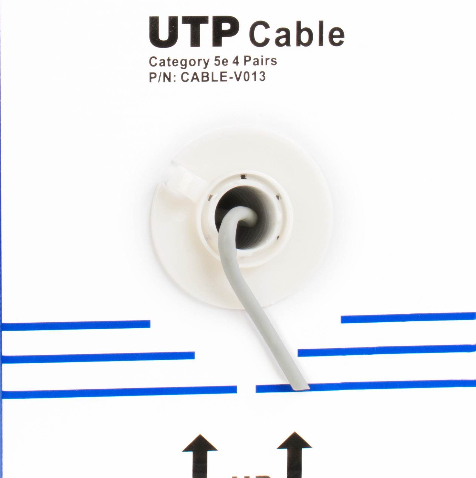 VIVO 250ft bulk Cat5e LAN Ethernet Cable / Wire UTP Pull Box 250 ft Cat-5e Grey