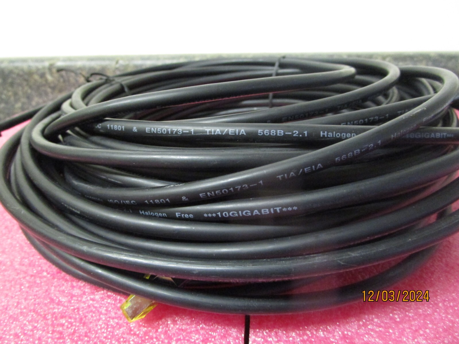 NEW! (100ft) Cat7 Ethernet Cable EN50173-1 TIA/EIA 568B-2.1 10Gigabit – Zeiss