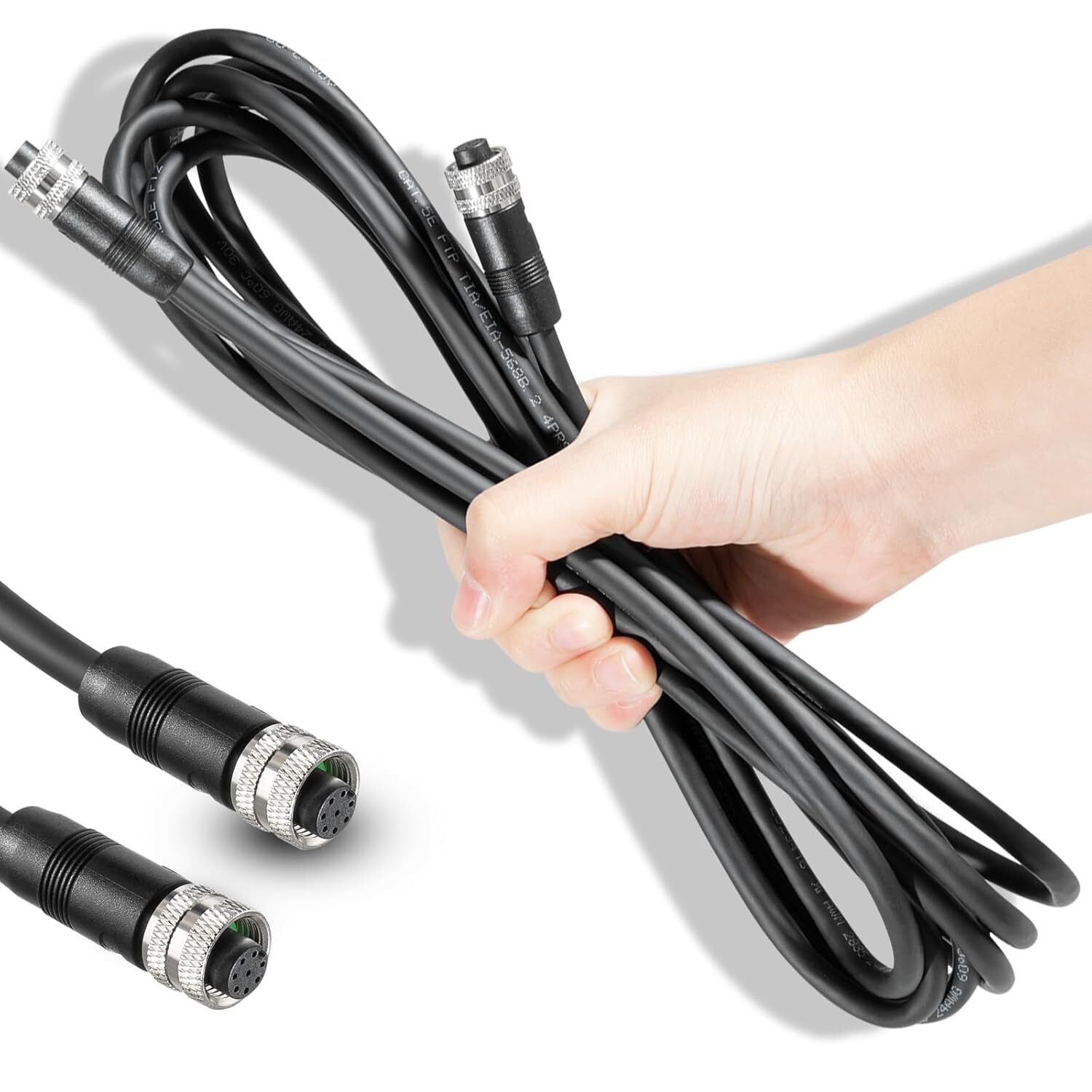 for Humminbird 720073-5 15Ft Boat Ethernet Cable AS EC 15E for Helix 15 12 10 9