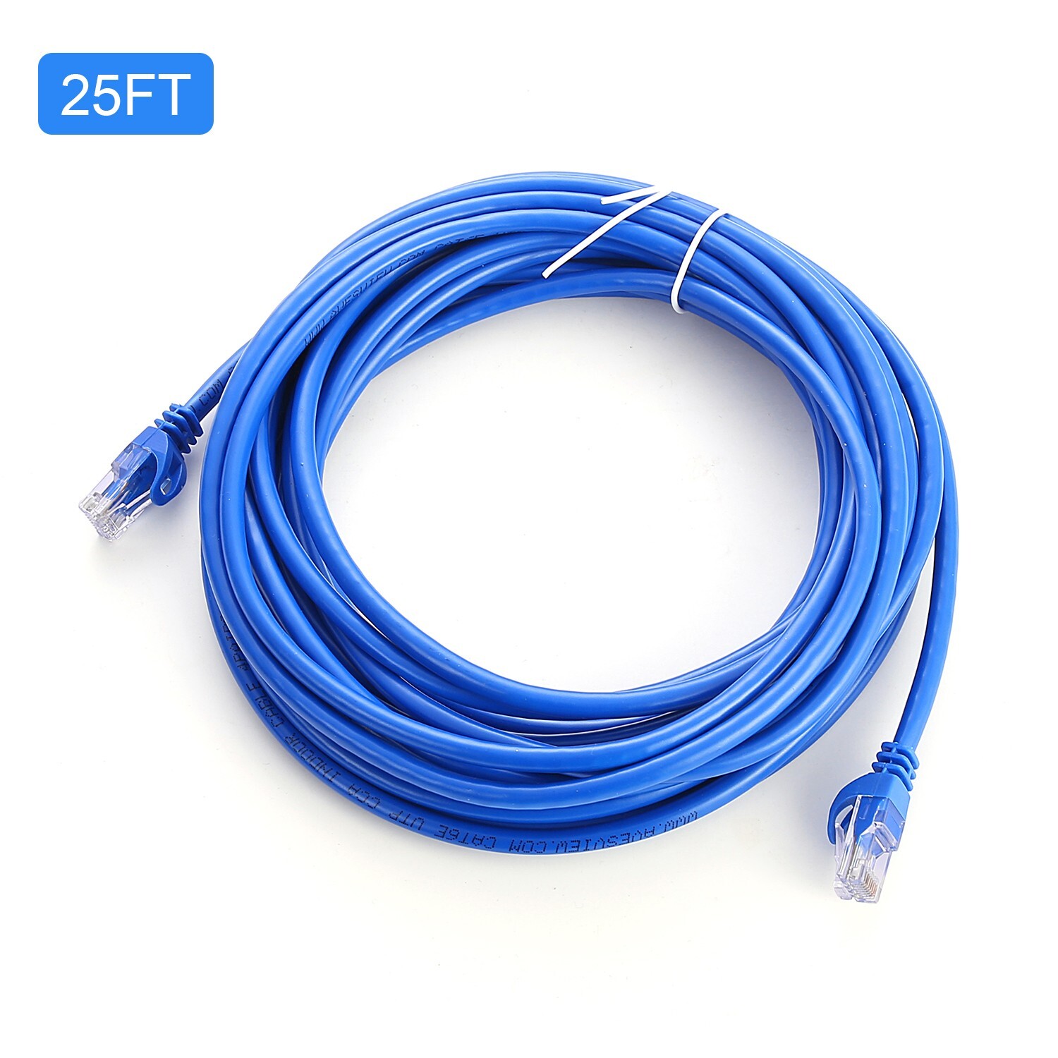 AvesView CAT6 Ethernet Patch Cable High Speed 550Mhz UTP 25FT 50FT 100FT – Blue