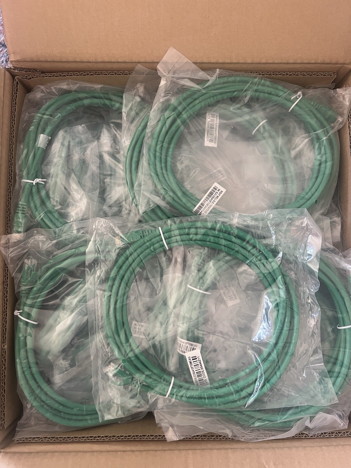 Cat. 6 UTP Ethernet Network Booted Patch Cable 24AWG 550 MHz Stranded 120 Pcs🔥