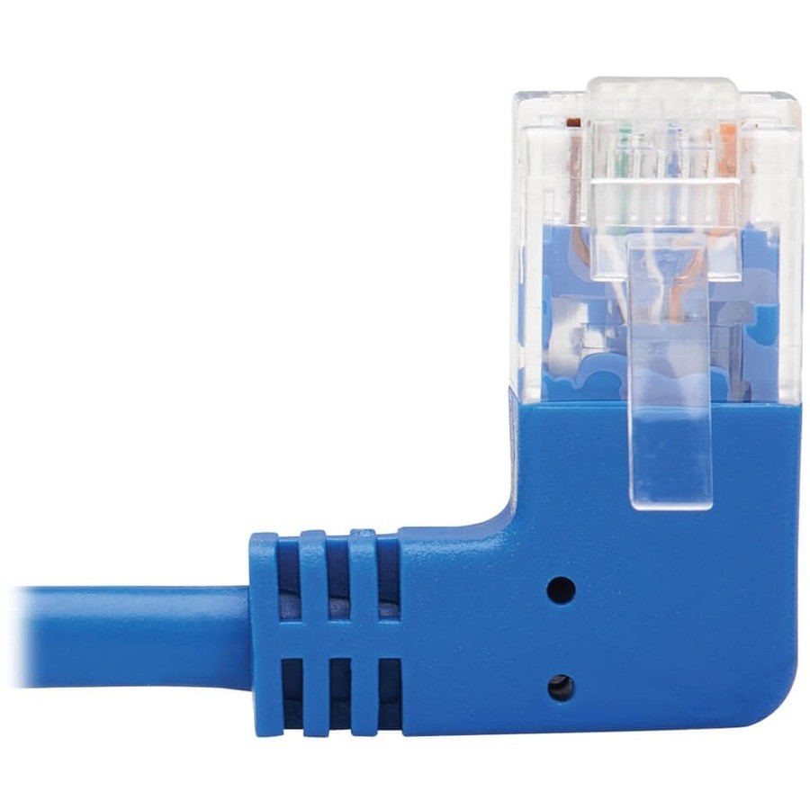 Tripplite N204S05BLRA 5ft Cat6 Ethernet Cable Right Angle Blue