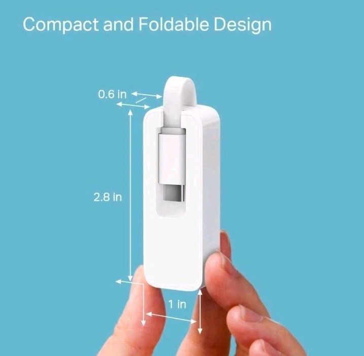 TP-Link USB C To Ethernet Adapter (UE300C) White