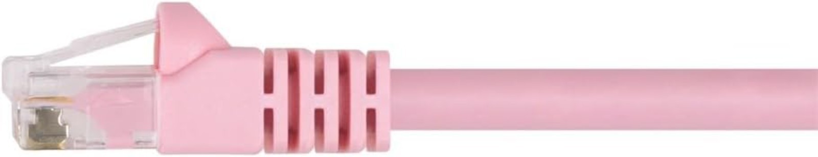 5 Foot Snagless Pink Cat6 Ethernet Cable – 24AWG, Pure Copper for Enhanced Speed