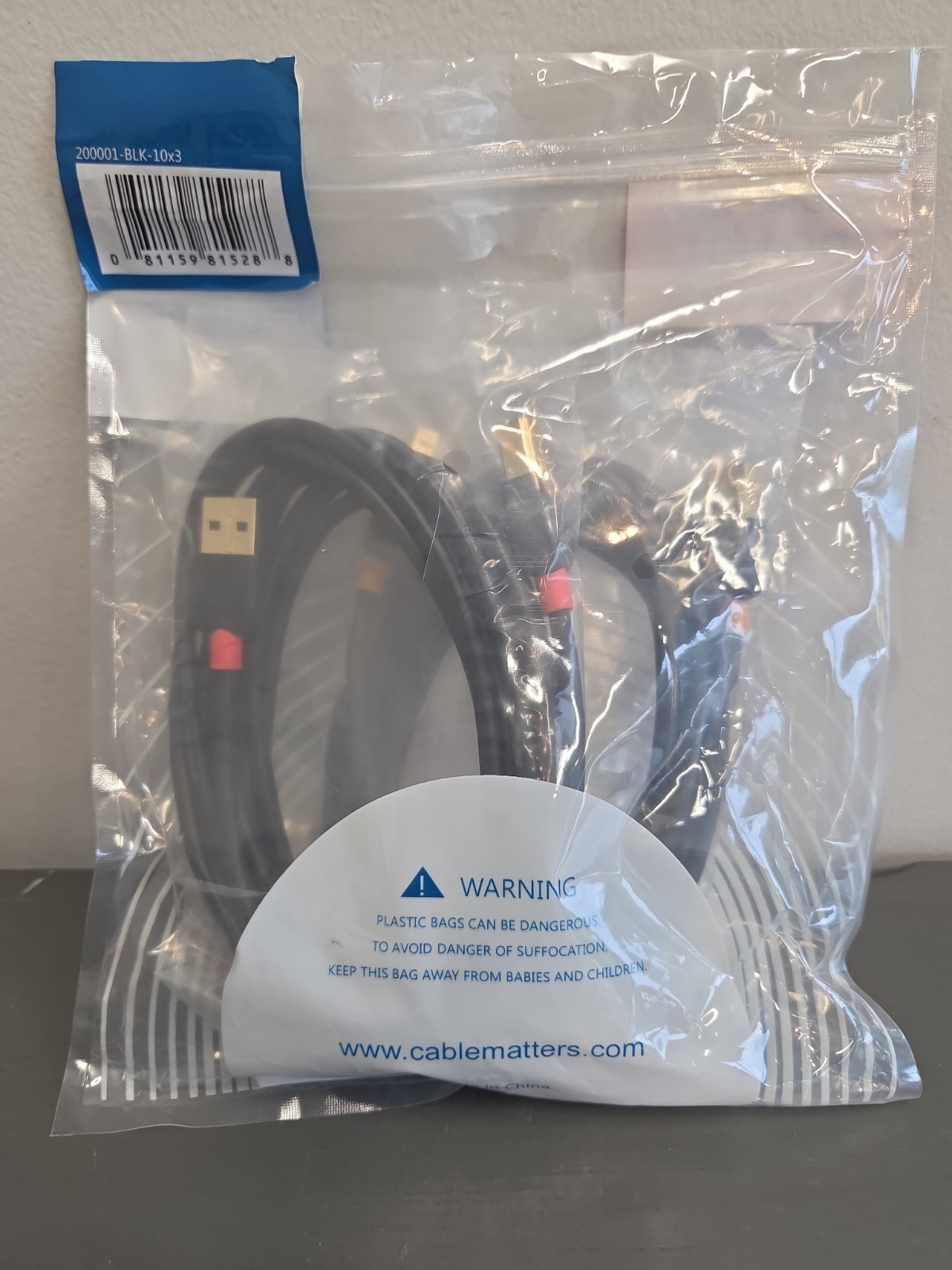 Cable Matters 2-Pack 2.0 Type A to Type B Cable 10 Feet