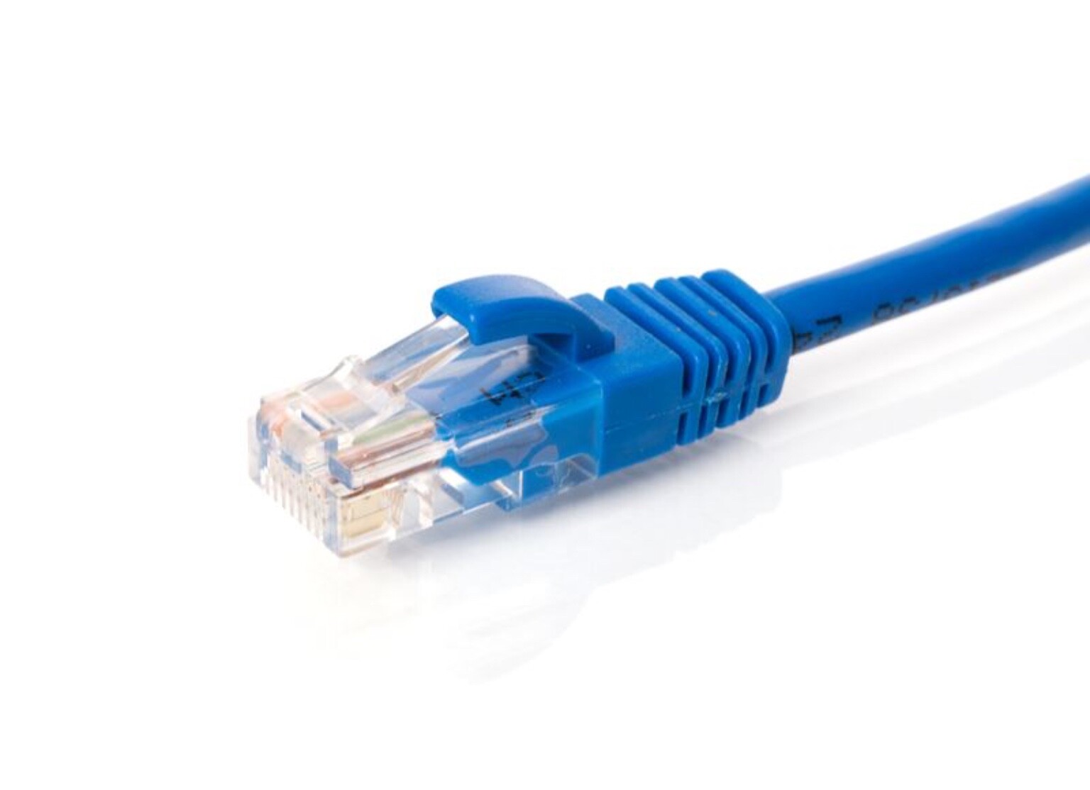 W box 1ft CAT-5E network Patch Cable, Blue 24Awg 100% Copper 6-PACK 0E-C5EBL16