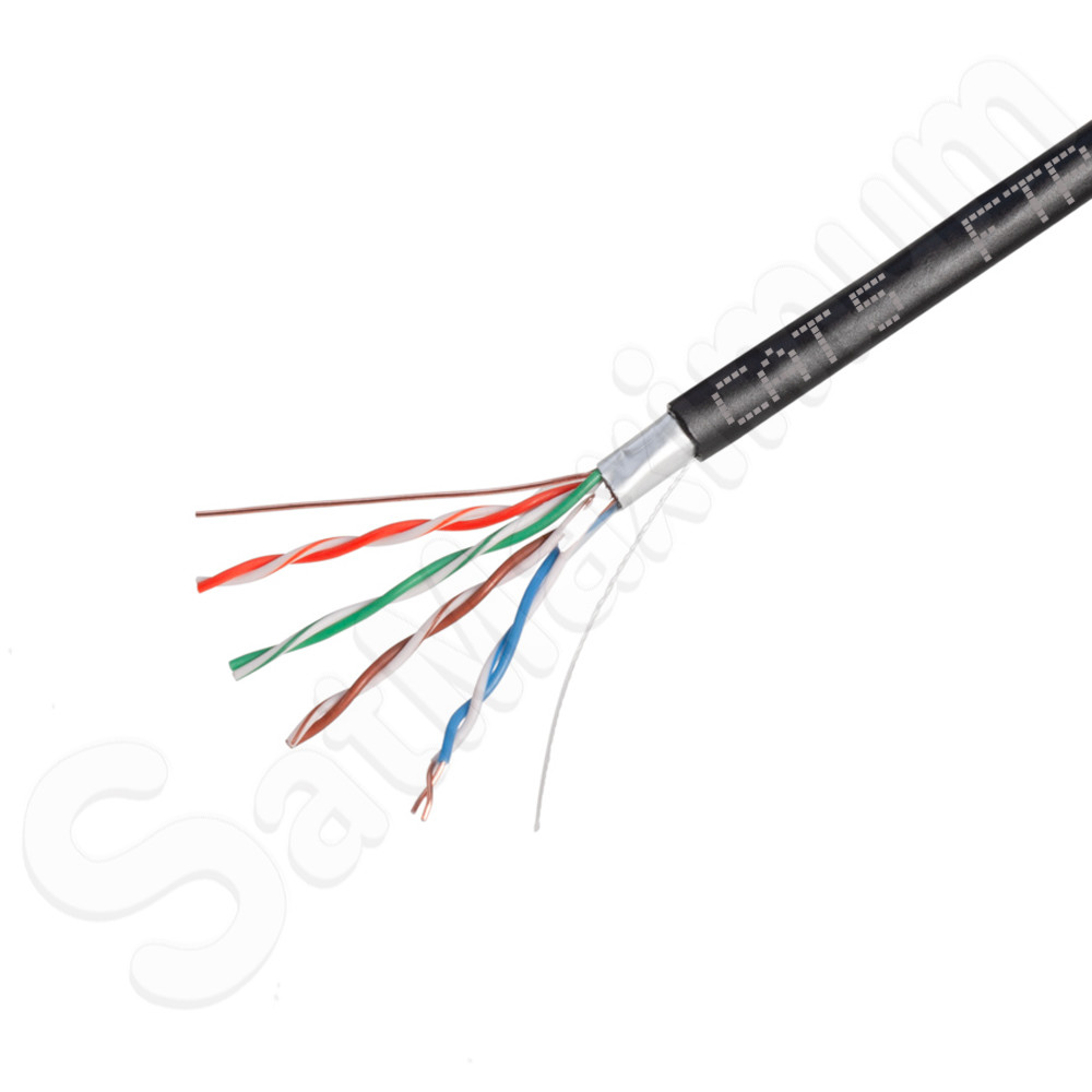Cat5e OUTDOOR 500ft, 1000ft Cable Waterproof Ethernet Solid Direct Burial Cable