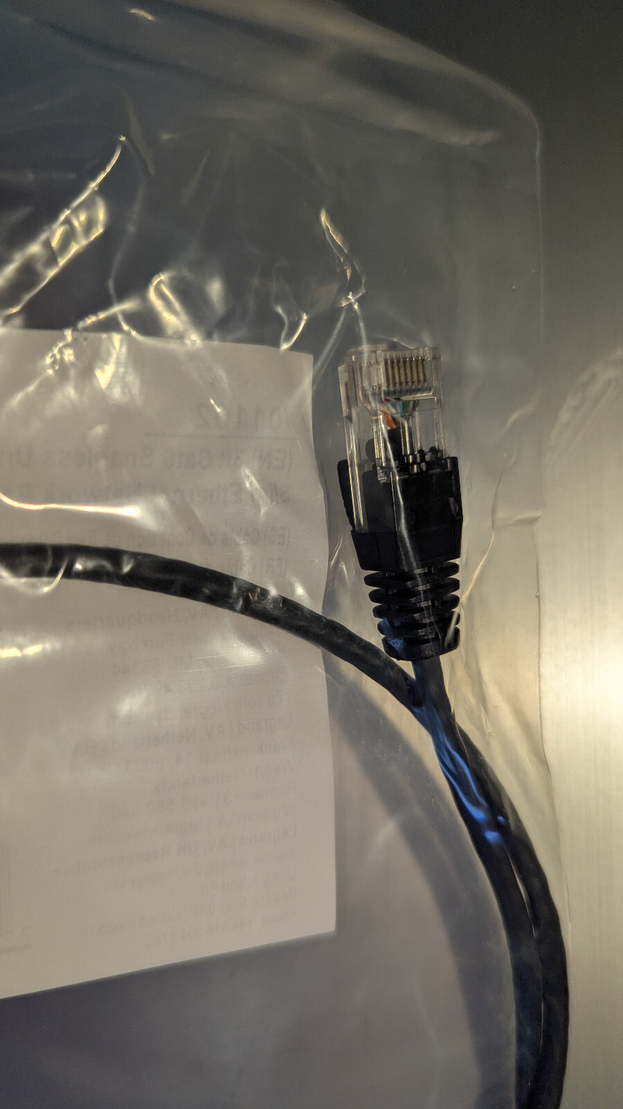 C2G 3-feet CAT6 Slim Ethernet Lot of 10 Network Patch Cables -Snagless- Black