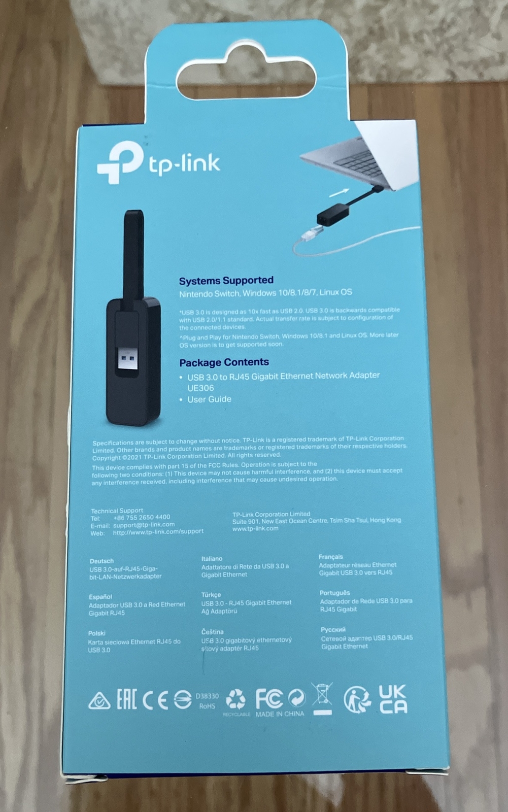 TP-Link USB 3.0 to RJ45 Gigabit Ethernet Network Adapter Brand New