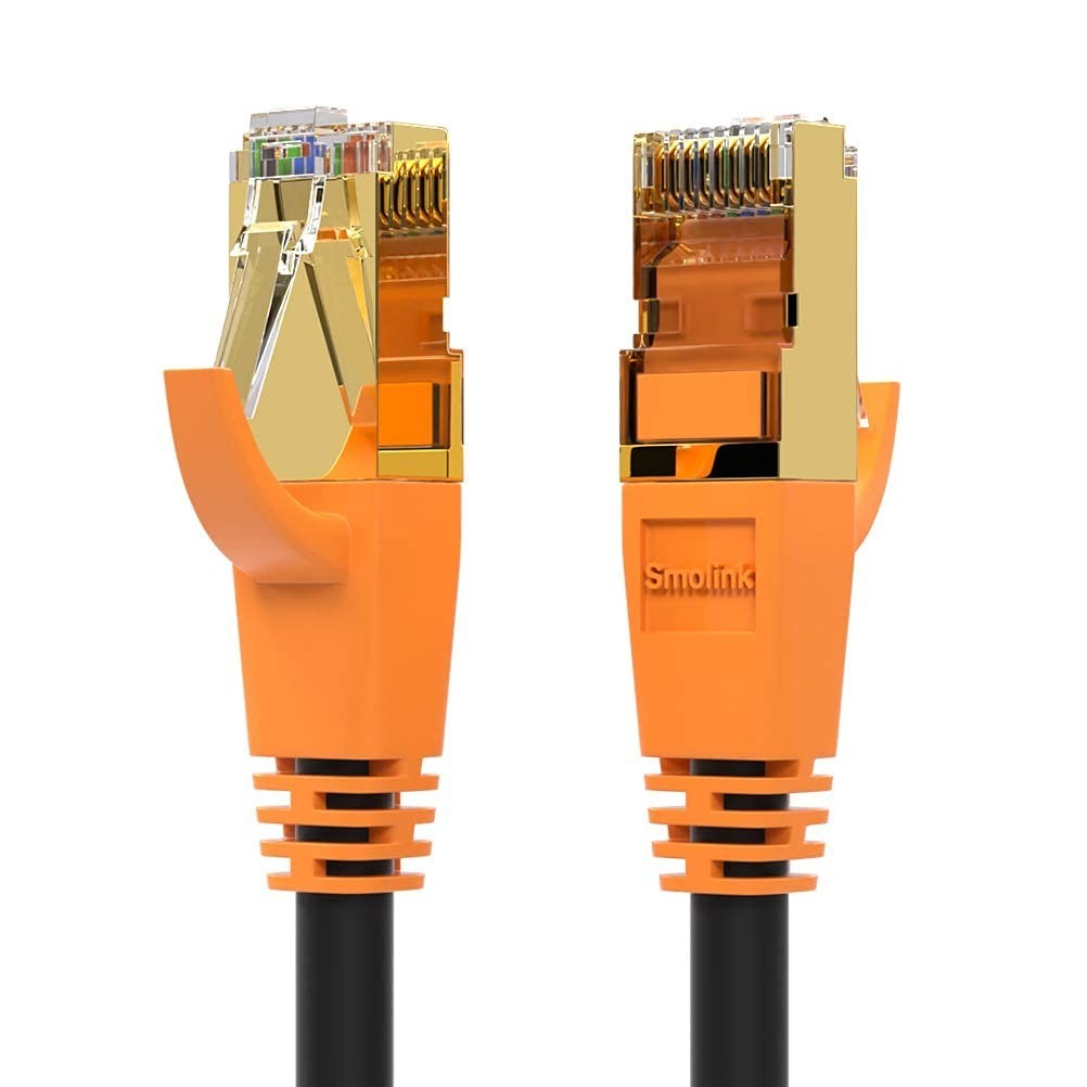 High-Speed 100FT Cat 8 Ethernet Cable – Supports 40Gbps for Indoor/Outdoor Use
