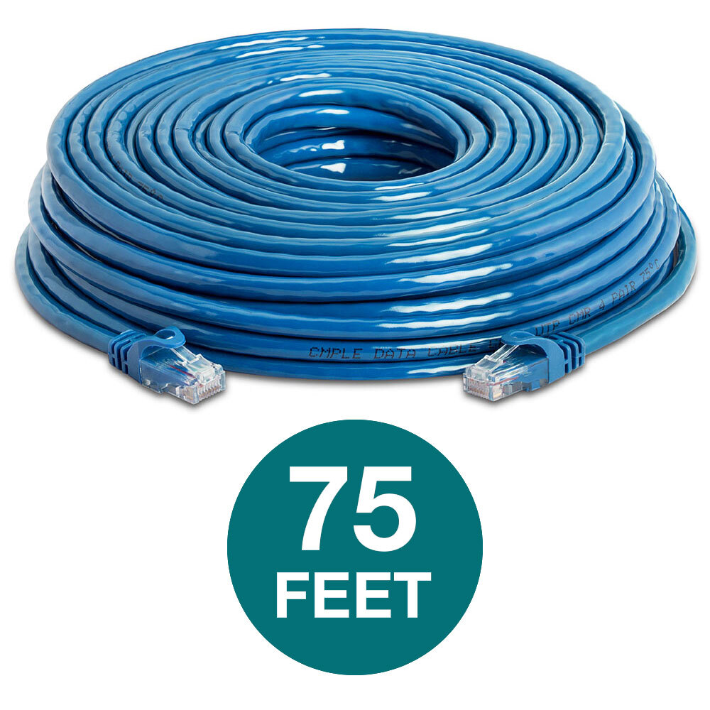 CAT 6 Ethernet Cable Lan Network CAT6 Internet Modem Blue RJ45 Patch Cord LOT