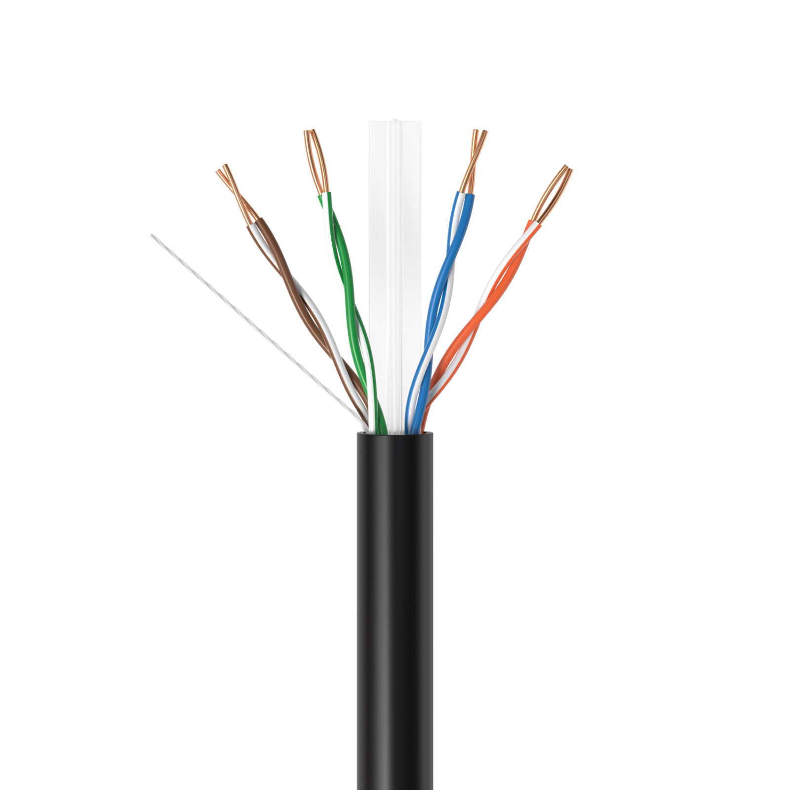 Satmaximum Cat6 1000ft Black Ethernet Cable Pull Box